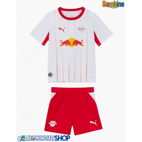 Maglie da calcio RB Leipzig Prima Maglia Bambino 2026-27 Manica Corta + Pantaloni corti)